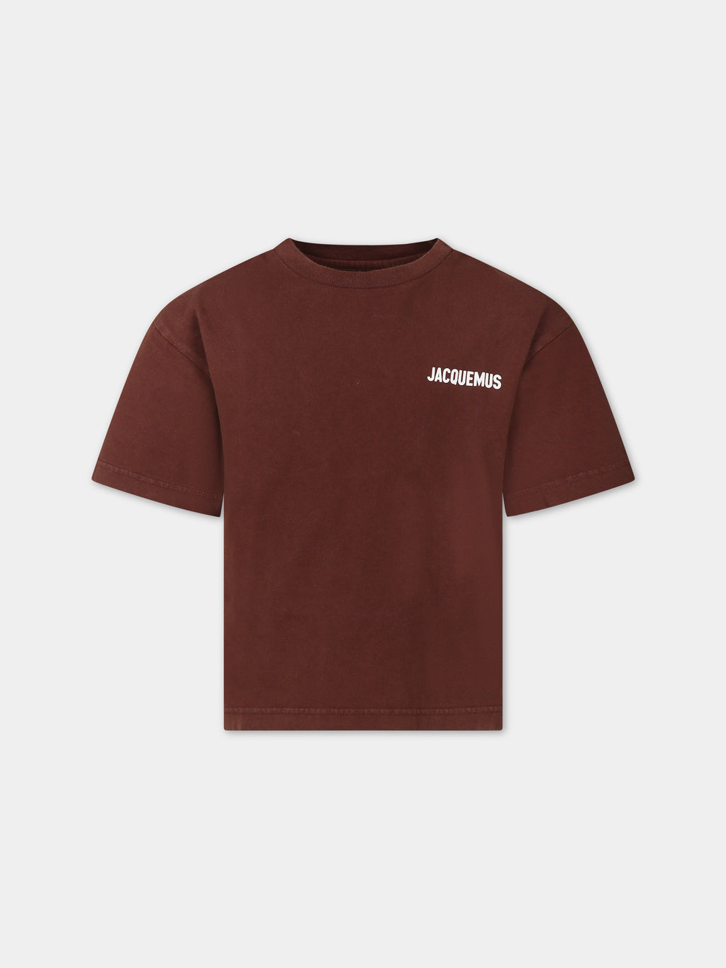 Brown 'Le t-shirt Jacquemus' t-shirt for kids